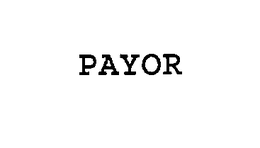 PAYOR trademark