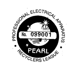 PEARL PROFESSIONAL ELECTRICAL APPARATUS RECYCLERS LEAGUE NO. 099001 trademark