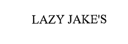 LAZY JAKE'S trademark