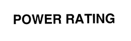 POWER RATING trademark