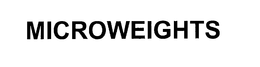 MICROWEIGHTS trademark