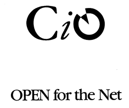 CIO OPEN FOR THE NET trademark