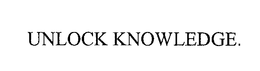 UNLOCK KNOWLEDGE. trademark