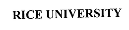 RICE UNIVERSITY trademark