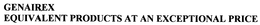 GENAIREX EQUIVALENT PRODUCTS AT AN EXCEPTIONAL PRICE trademark