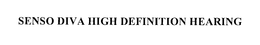 SENSO DIVA HIGH DEFINITION HEARING trademark