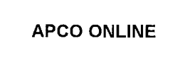 APCO ONLINE trademark