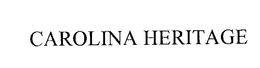 CAROLINA HERITAGE trademark
