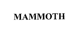 MAMMOTH trademark