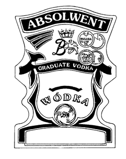 ABSOLWENT B GRADUATE VODKA WODKA trademark