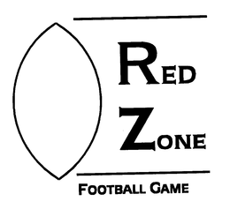 RED ZONE FOOTBALL GAME trademark