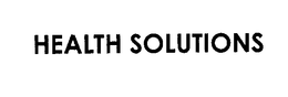 HEALTH SOLUTIONS trademark