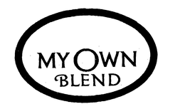 MY OWN BLEND trademark
