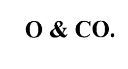O & CO. trademark