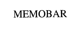 MEMOBAR trademark