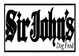 SIR JOHN'S DOG FOOD trademark