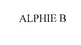 ALPHIE B trademark
