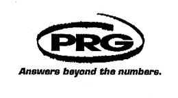 PRG ANSWERS BEYOND THE NUMBERS. trademark