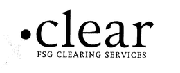 CLEAR FSG CLEARING SERVICES trademark