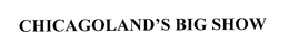 CHICAGOLAND'S BIG SHOW trademark