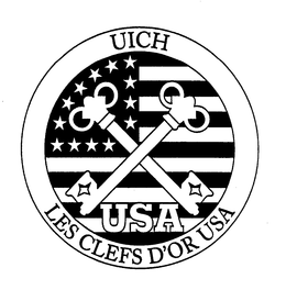 USA UICH LES CLEFS D'OR USA trademark
