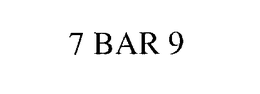 7 BAR 9 trademark