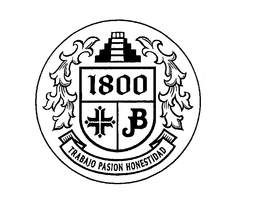 1800 JB TRABAJO PASION HONESTIDAD trademark