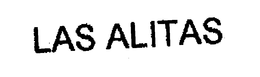 LAS ALITAS trademark