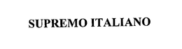 SUPREMO ITALIANO trademark