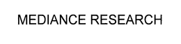 MEDIANCE RESEARCH trademark