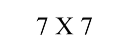 7 X 7 trademark