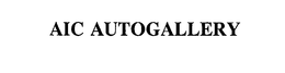 AIC AUTOGALLERY trademark