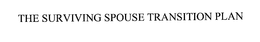 THE SURVIVING SPOUSE TRANSITION PLAN trademark