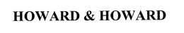 HOWARD & HOWARD trademark