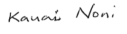 KAUAI NONI trademark