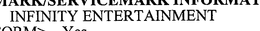 INFINITY ENTERTAINMENT trademark