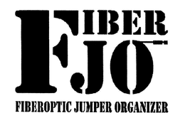 FIBERJO FIBEROPTIC JUMPER ORGANIZER trademark