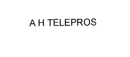 A H TELEPROS trademark