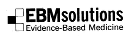 EBMSOLUTIONS EVIDENCE-BASED MEDICINE trademark