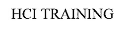 HCI TRAINING trademark