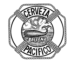 CERVEZA BALLENA PACIFIO trademark