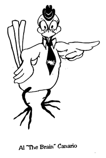 AL "THE BRAIN" CANARIO trademark