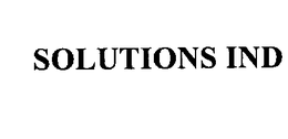 SOLUTIONS IND trademark