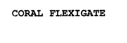 CORAL FLEXIGATE trademark