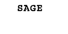 SAGE trademark