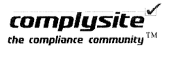 COMPLYSITE THE COMPLIANCE COMMUNITY trademark