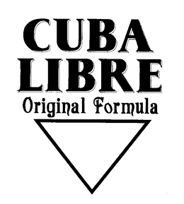 CUBA LIBRE ORIGINAL FORMULA trademark