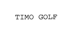 TIMO GOLF trademark