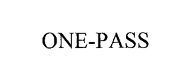 ONE-PASS trademark