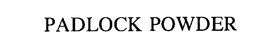 PADLOCK POWDER trademark